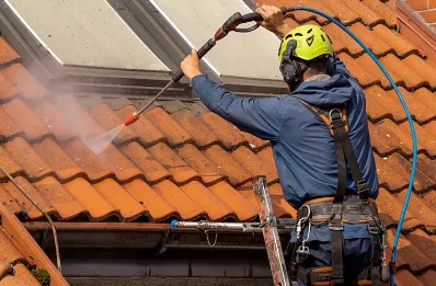 Démoussage et hydrofuge de toiture à Muzeray
